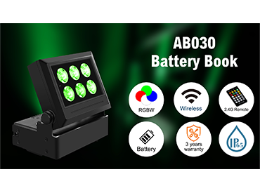 Battery Book 6*10W 4 in 1 RGBW LEDs