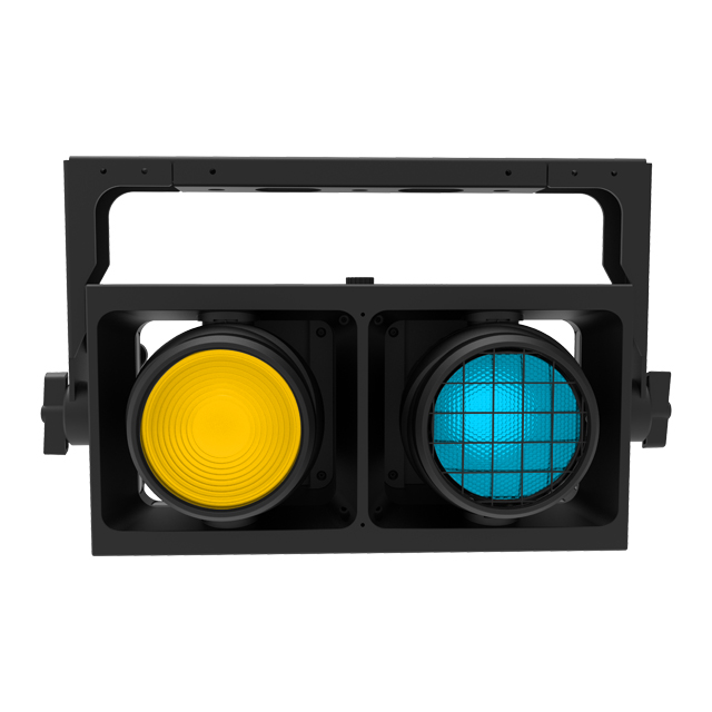 THUNDER TWO 2*300W Red+Amber+WW Blinder Light for Stage Effect