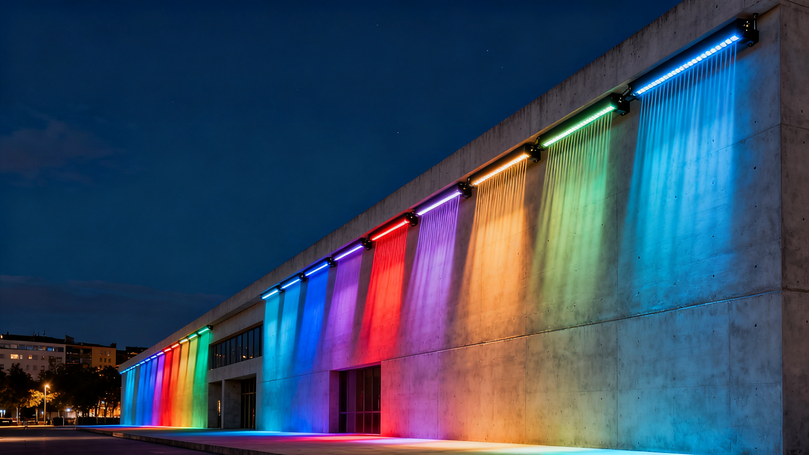 Dynamic Lighting for Outdoor Events: An Analysis of the Compact 32*8W RGBL LED Strip Light