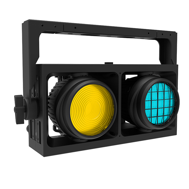 THUNDER TWO 2*300W Red+Amber+WW Blinder Light for Stage Effect