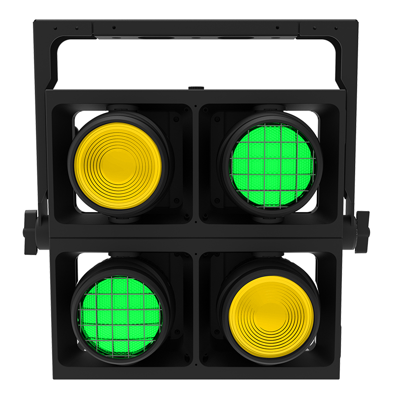 Hot Sale THUNDER FOUR 4300W Red+Amber+WW Blinder Light for Concert Stage