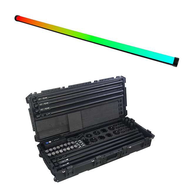 Battery Powered Wireless Color Tube LED Engine 320x0.5W RGB+Mint+Amber Battery Pixel Light