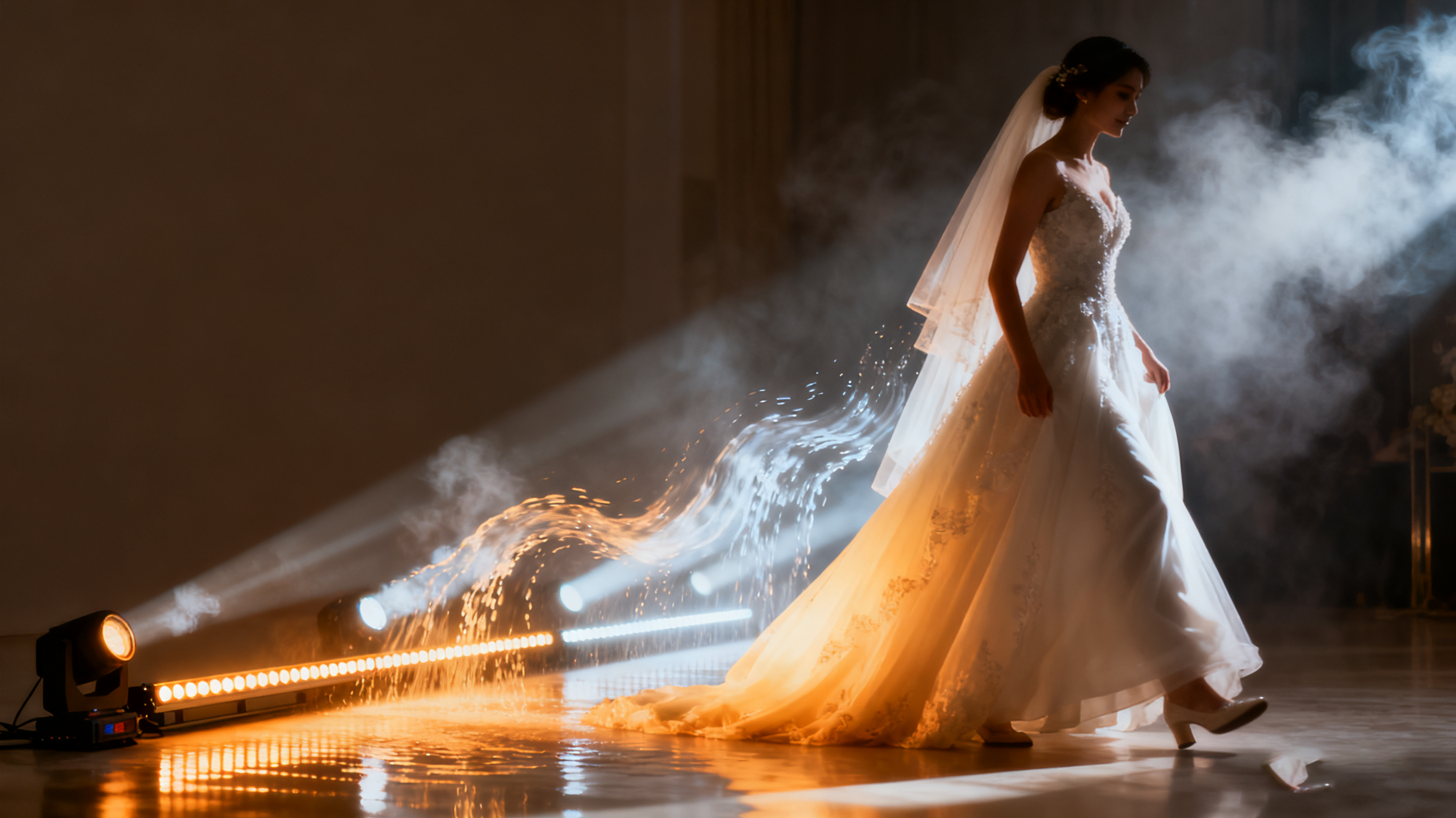 A Dreamlike Spectacular of Light and Shadow: Sculpting Your Perfect Wedding Ceremony with Professional Stage Lighting