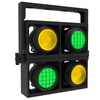 Hot Sale THUNDER FOUR 4300W Red+Amber+WW Blinder Light for Concert Stage