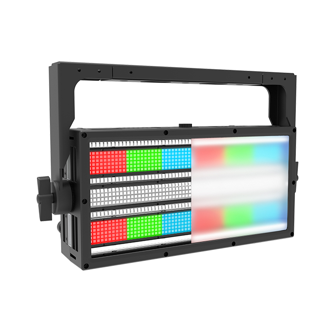 THUNDERCLUSTER 612*CW+680*RGB Blinder Light, High Brightness Stage Effect Blinder Light for DJ Disco Concert Live Show Stage Lighting