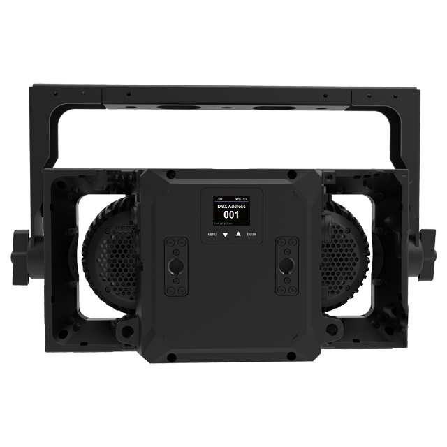 THUNDER TWO 2*300W Red+Amber+WW Blinder Light for Stage Effect